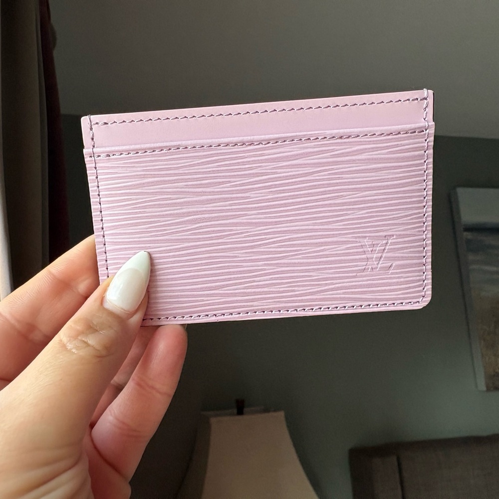 Louis Vuitton Epi Leather Card Holder Pink Lilac M82352 - Picture 6 of 8